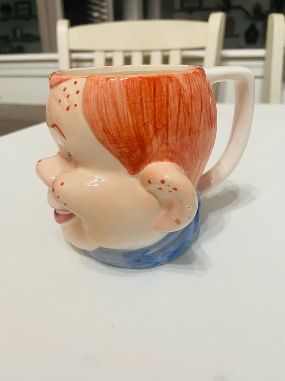 Vintage Rare Howdy Doody Ceramic Face‎ Mug